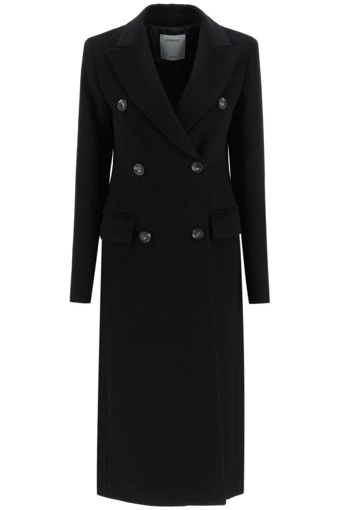 商品Max Mara|'GALLURA' DOUBLE-BREASTED LONG COAT,价格¥6484,第1张图片