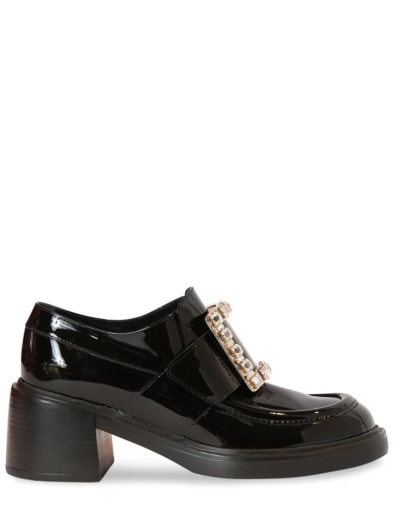 商品Roger Vivier|60mm Viv Rangers Patent Leather Loafers,价格¥13532,第1张图片