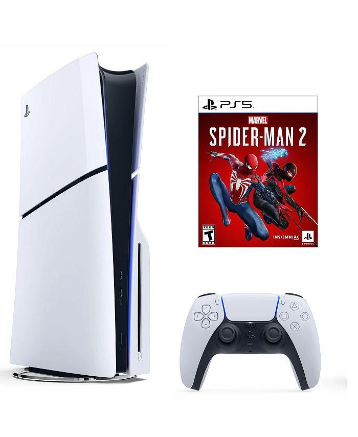 商品SONY|PS5 Spider Man 2 Console with Extra Camo Dualsense Controller and Accessories Kit,价格¥6058,第3张图片详细描述