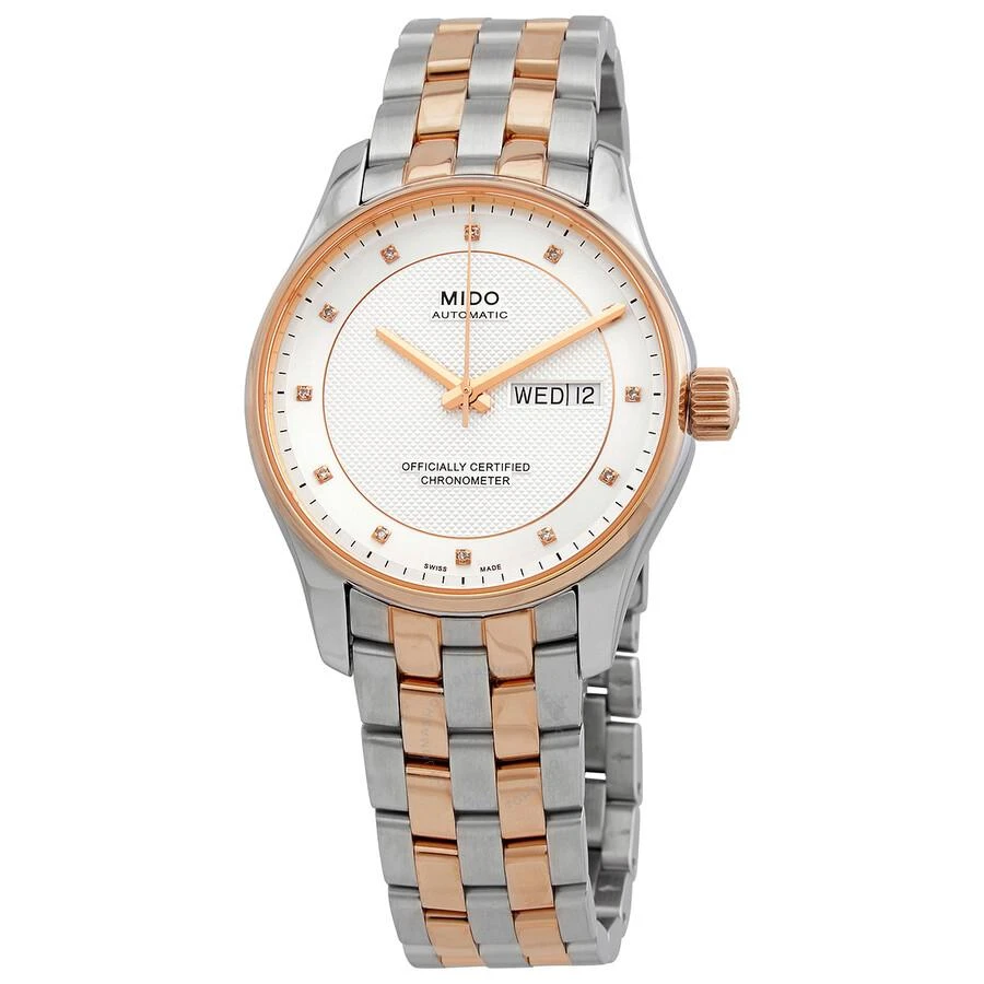 商品MIDO|Belluna Automatic Diamond Silver Dial Men's Watch M0014312203692,价格¥3389,第1张图片