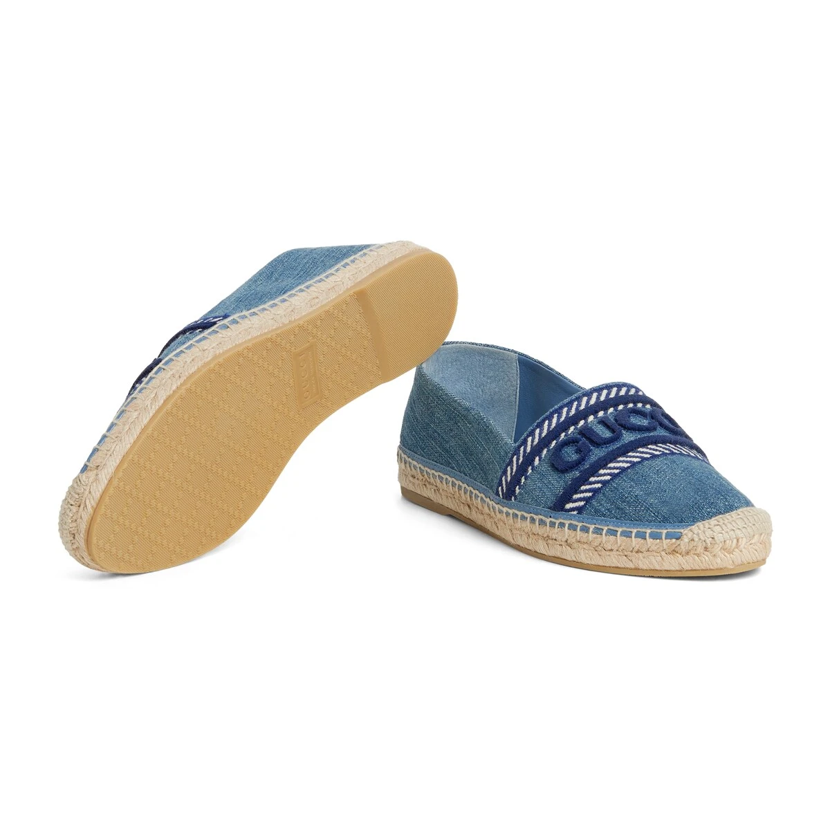 【预售】 古驰 25春夏 女士 平底鞋 女士“GUCCI”绳底鞋 817749 FAEIB 4643  商品