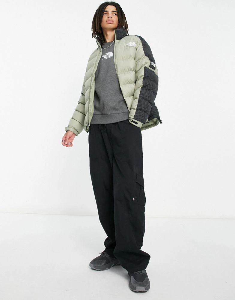 商品The North Face|The North Face Rusta Puffer jacket in khaki and black ripstop,价格¥1401,第4张图片详细描述