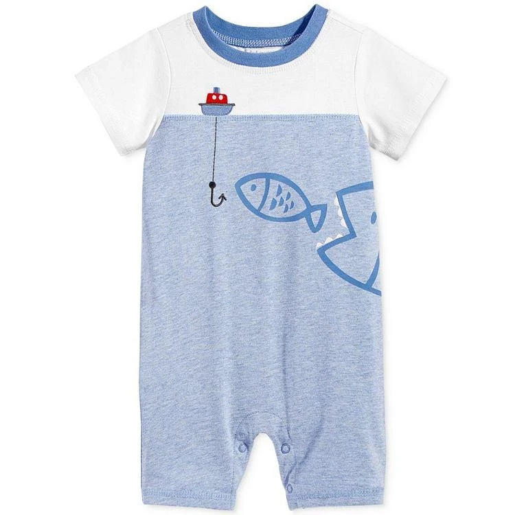 商品First Impressions|Fishing Romper, Baby Boys (0-24 months), Created for Macy's,价格¥43,第2张图片详细描述