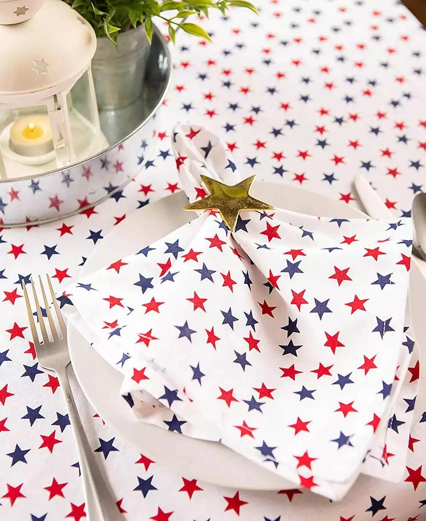 商品Design Imports|Americana Stars Print Table cloth 70" Round,价格¥282,第2张图片详细描述