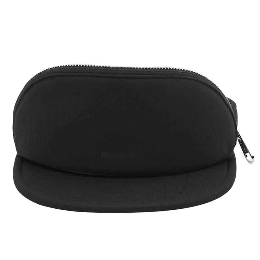 商品Burberry|Burberry Black Detachable Zip Pocket Neoprene Visor, Size Small,价格¥2013,第1张图片