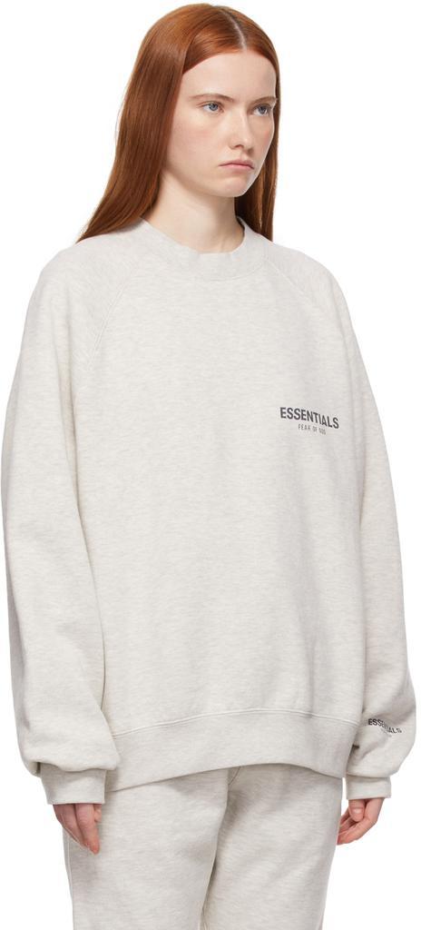 商品Essentials|灰白色套头套头衫,价格¥661,第4张图片详细描述