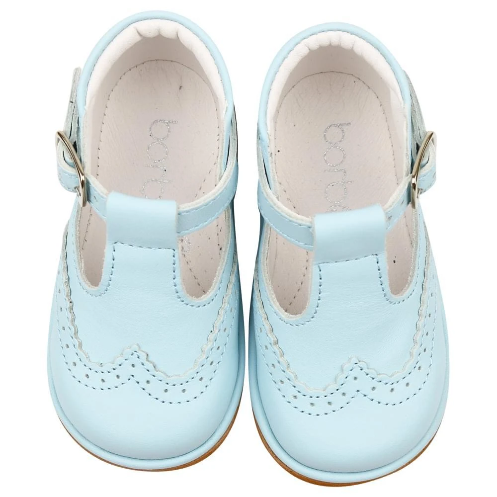 商品Babyshoes|Ryan Pale Blue Leather Shoes,价格¥371,第4张图片详细描述