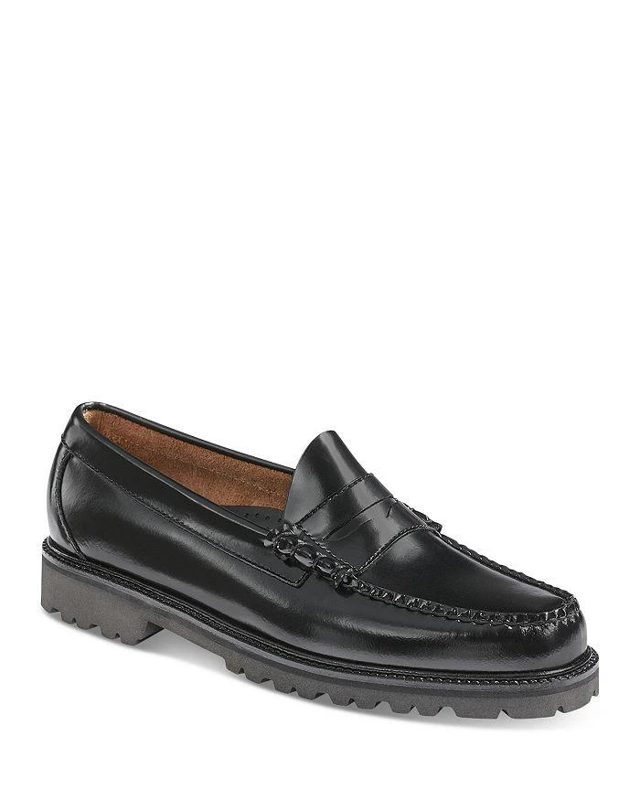 商品G.H. Bass|G.H. Bass Men's Larson Lug Slip On Weejun Penny Loafers,价格¥1377,第1张图片