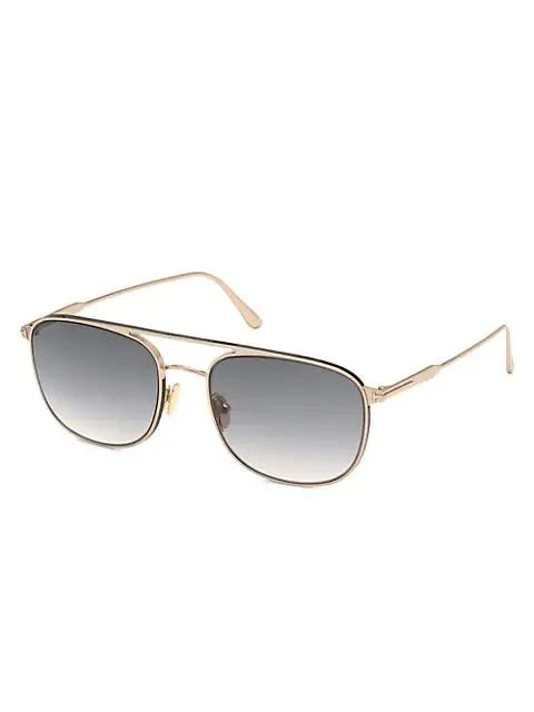 商品Tom Ford|Jake 56MM Navigator Sunglasses,价格¥3682,第2张图片详细描述
