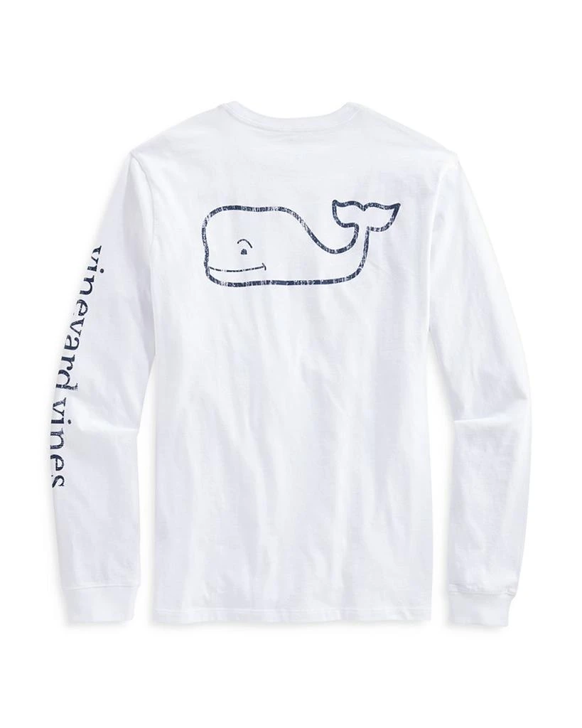 商品Vineyard Vines|Long Sleeve Garment Dyed Vintage Whale Tee,价格¥367,第1张图片
