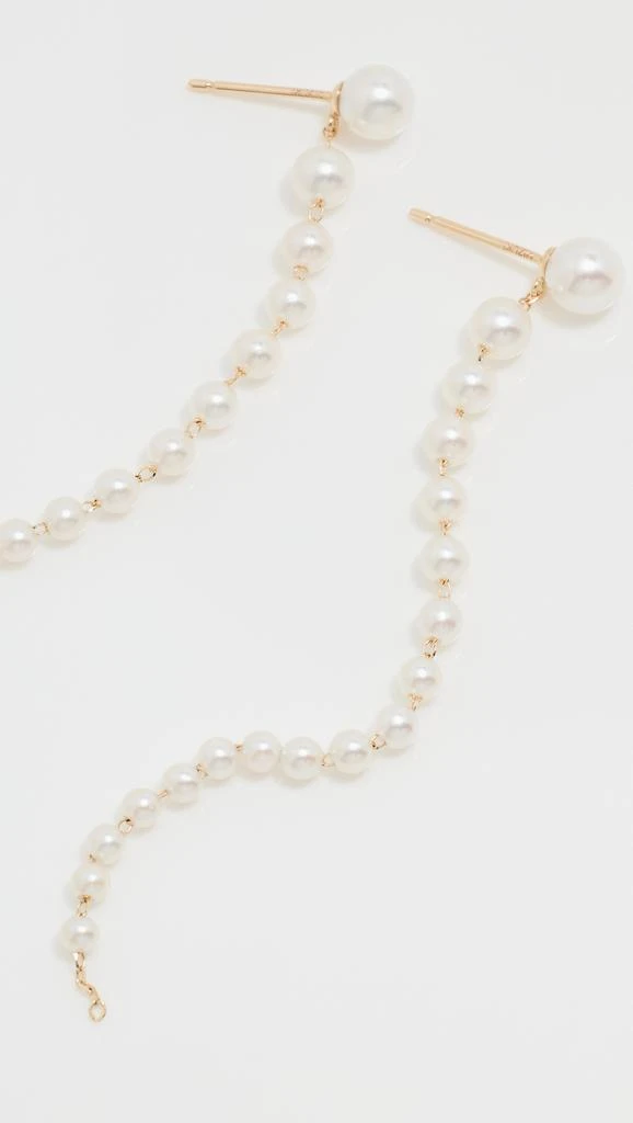 商品Mizuki|14k 线形珍珠耳环,价格¥4985,第3张图片详细描述