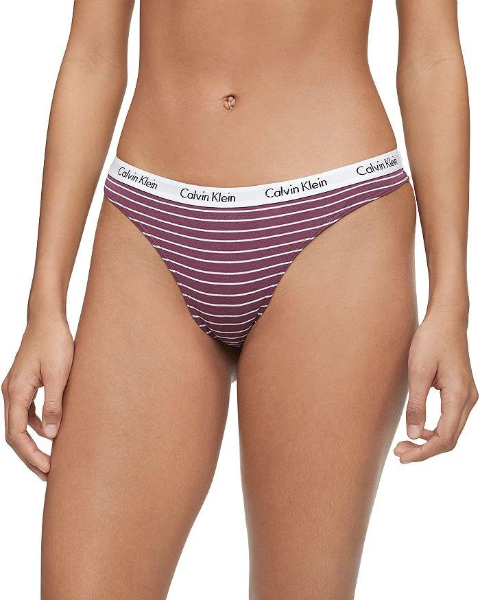 商品Calvin Klein|Carousel Thongs, Set of 3,价格¥183,第2张图片详细描述