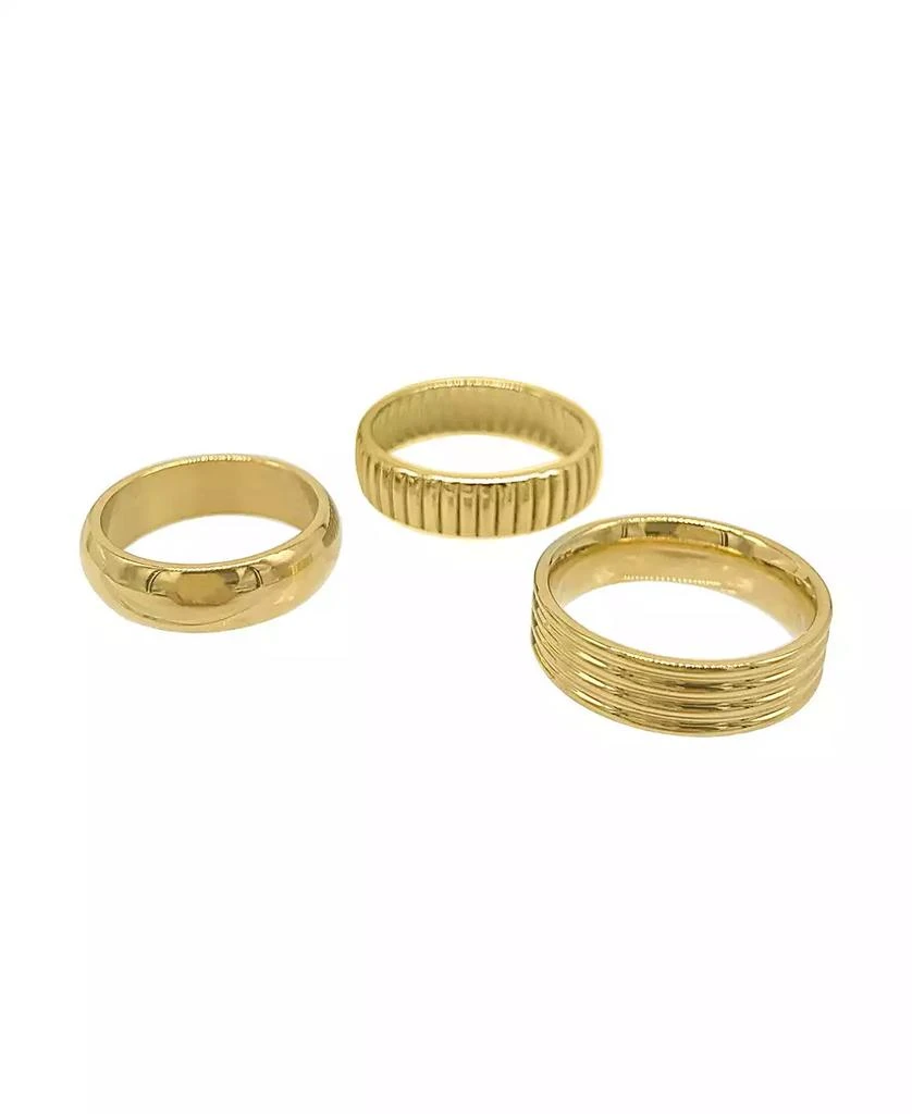 商品ADORNIA|Wide Stacking Band Set Ring,价格¥226,第1张图片