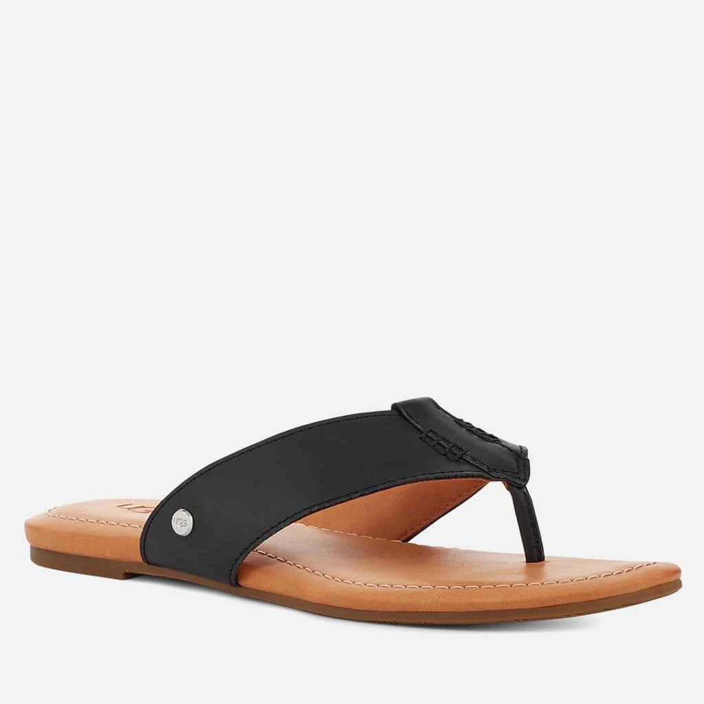 商品UGG|UGG Women's Leather Flip Flops,价格¥287,第2张图片详细描述