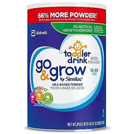 商品Similac|Go & Grow婴幼儿奶粉 (40 oz.),价格¥217,第1张图片