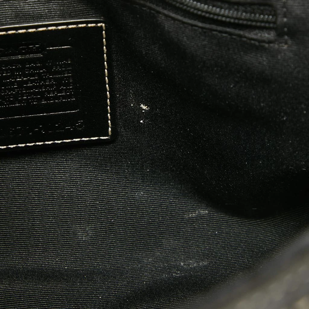 Coach Black Signature Canvas and Leather Hampton Tote 商品