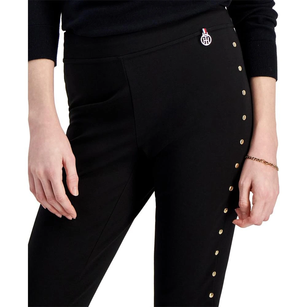 Women's Studded Ponté-Knit Skinny Ankle Pants 商品