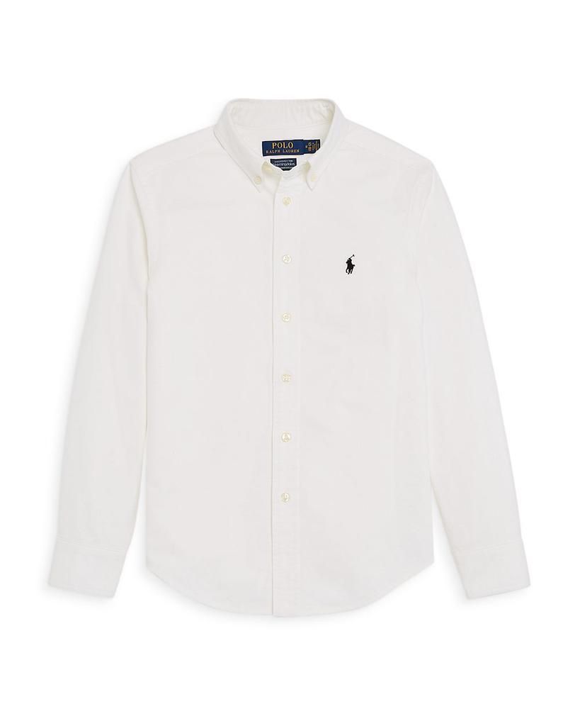 商品Ralph Lauren|Boys' Cotton Oxford Button Down Shirt, Big Kid - 150th Anniversary Exclusive,价格¥405,第1张图片