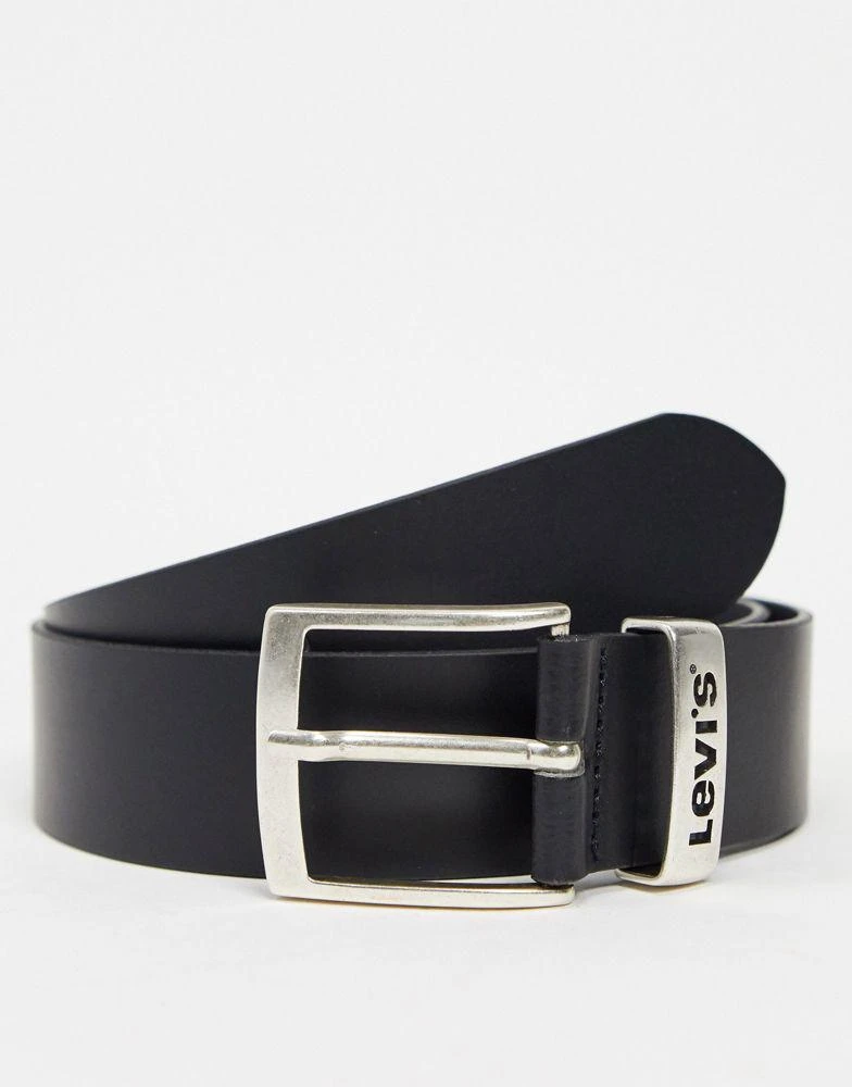 商品Levi's|Levi's new ashland leather belt in black,价格¥308,第1张图片