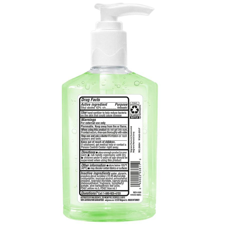 商品Walgreens|Hand Sanitizer Aloe,价格¥13,第2张图片详细描述