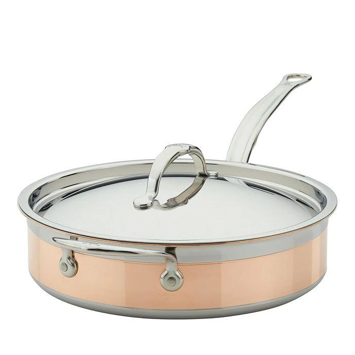 商品Hestan|CopperBond® 3.5-Quart Induction Copper Sauté Pan with Lid,价格¥2679,第1张图片详细描述