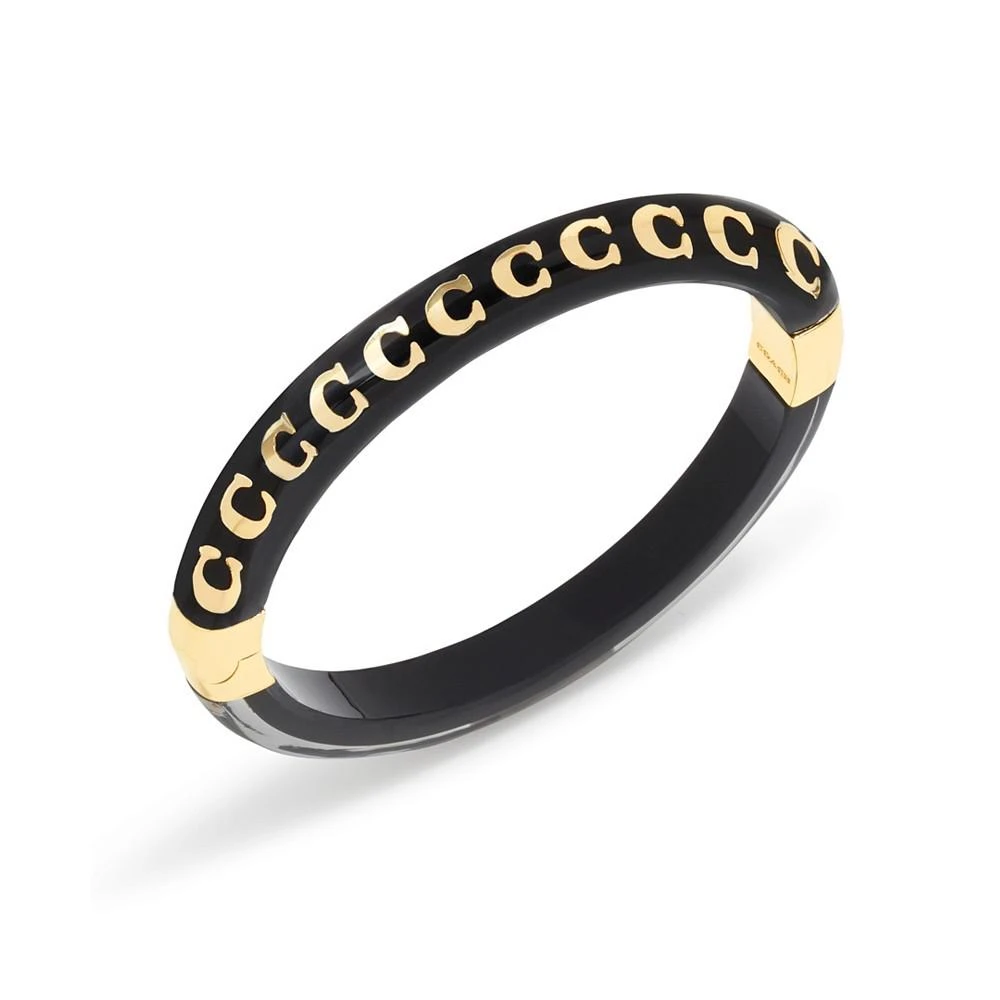 商品Coach|Women's Signature Thin Resin Bangle Bracelet,价格¥655,第2张图片详细描述