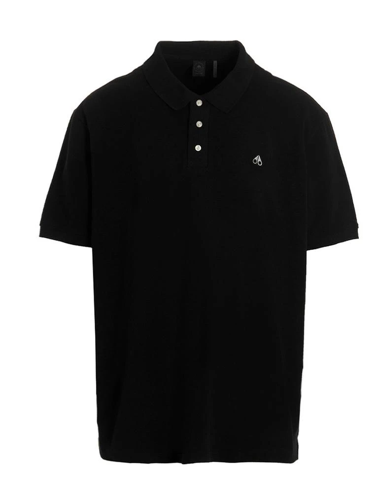 商品Moose Knuckles|Moose Knuckles Pique Logo Embroidered Polo Shirt,价格¥1135,第1张图片