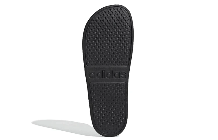 商品[国内直发] Adidas|adidas Adilette Aqua 外穿 一体成型 休闲 橡胶底 防滑一字拖鞋 男女同款 黑金,价格¥196,第7张图片详细描述