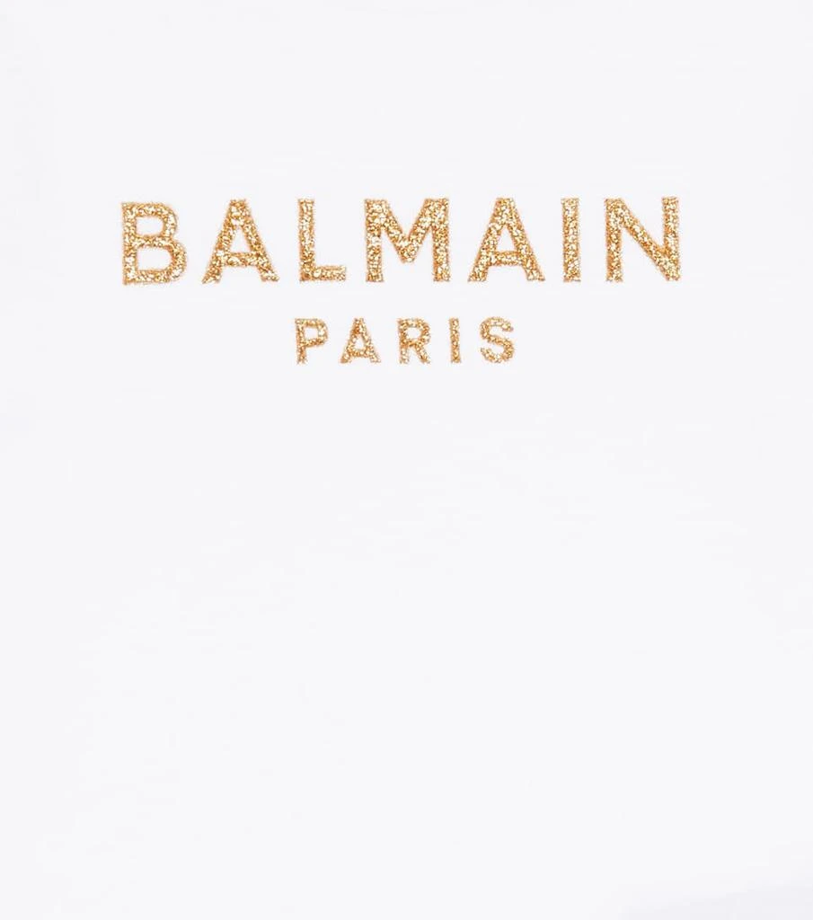 商品Balmain|Baby logo cotton T-shirt,价格¥945,第3张图片详细描述