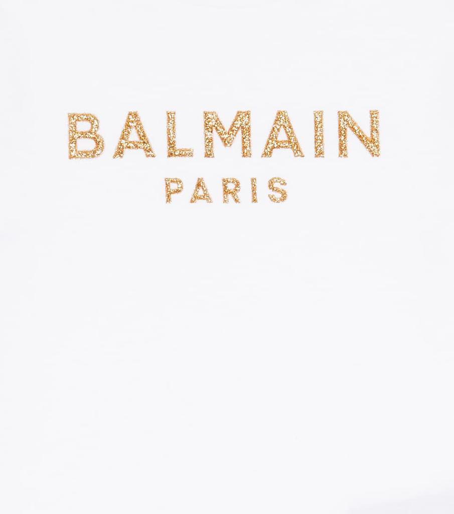 商品Balmain|Baby logo cotton T-shirt,价格¥815,第5张图片详细描述