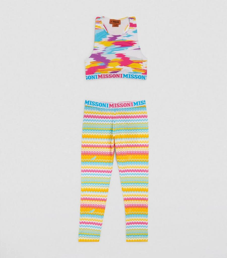 商品Missoni|Patterned Sports Crop Top (4-14 Years),价格¥651,第2张图片详细描述