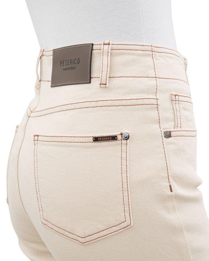 商品Peserico|Straight Leg Jeans in Antique White,价格¥2237,第5张图片详细描述