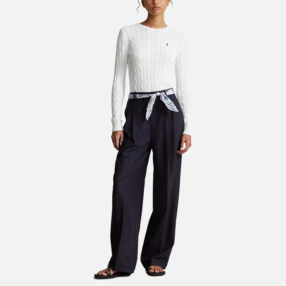 商品Ralph Lauren|Polo Ralph Lauren Julianna Cable Knit Cotton Jumper,价格¥1828,第3张图片详细描述