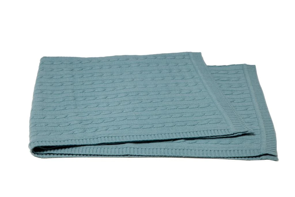 商品a & R Cashmere|Cashmere Blend Cable Knit Baby Blanket,价格¥705,第1张图片