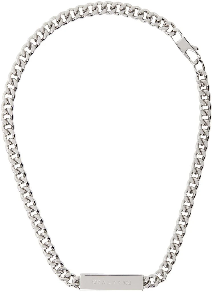 商品1017 ALYX 9SM|Silver Thinner ID Necklace,价格¥2014,第1张图片