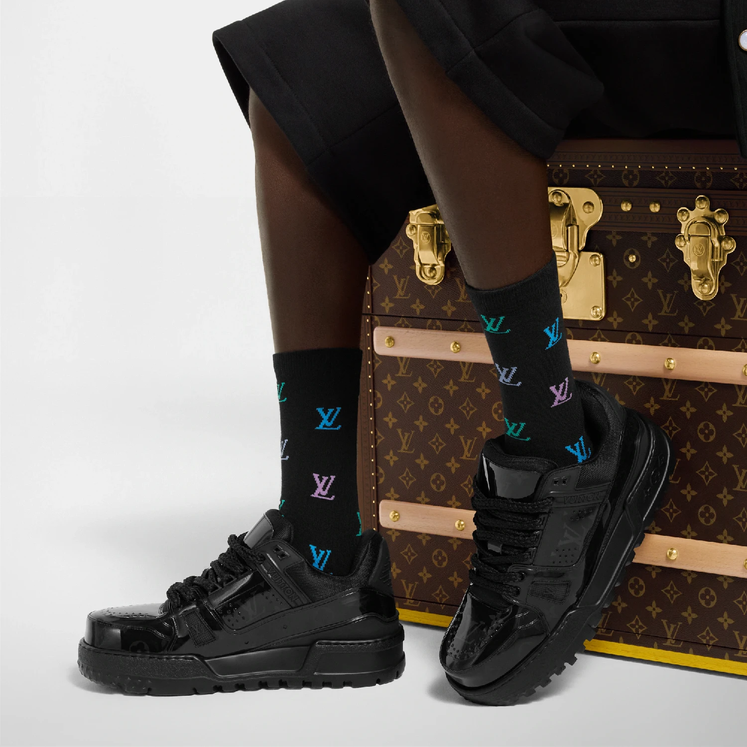 【预售】 LV路易威登 25春夏 男士 休闲运动鞋 Sneaker LV Trainer Maxi 1AHDLB  商品