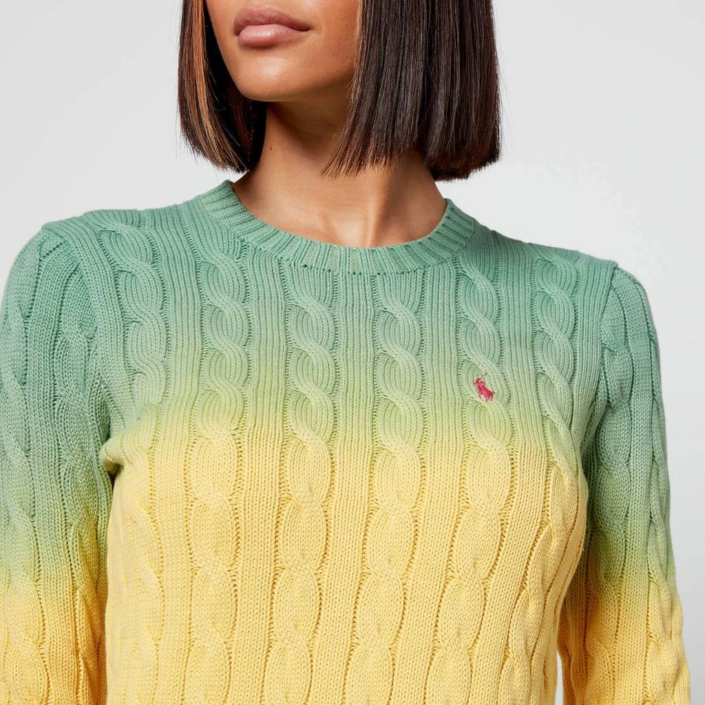 商品Ralph Lauren|Polo Ralph Lauren Women's Tie Dye Stripe Jumper - Multi,价格¥691,第4张图片详细描述