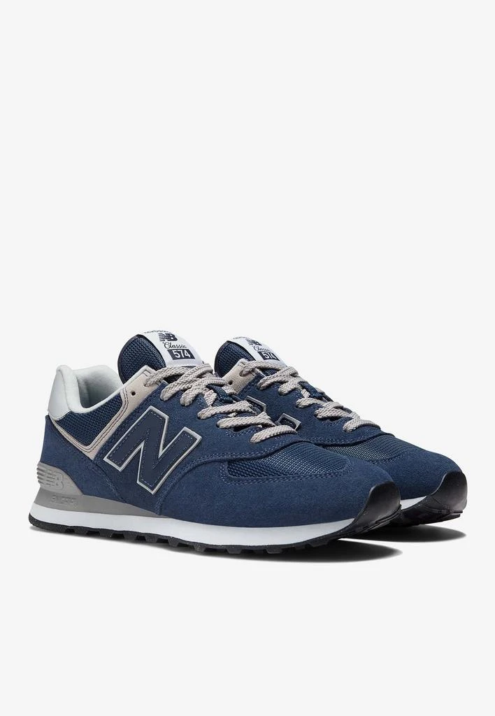 商品New Balance|574 Core Low-Top Sneakers in Navy with White,价格¥1214,第2张图片详细描述