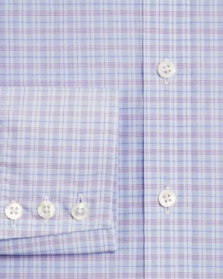 商品Turnbull & Asser|Small Grid Regular Fit Dress Shirt,价格¥1911,第2张图片详细描述