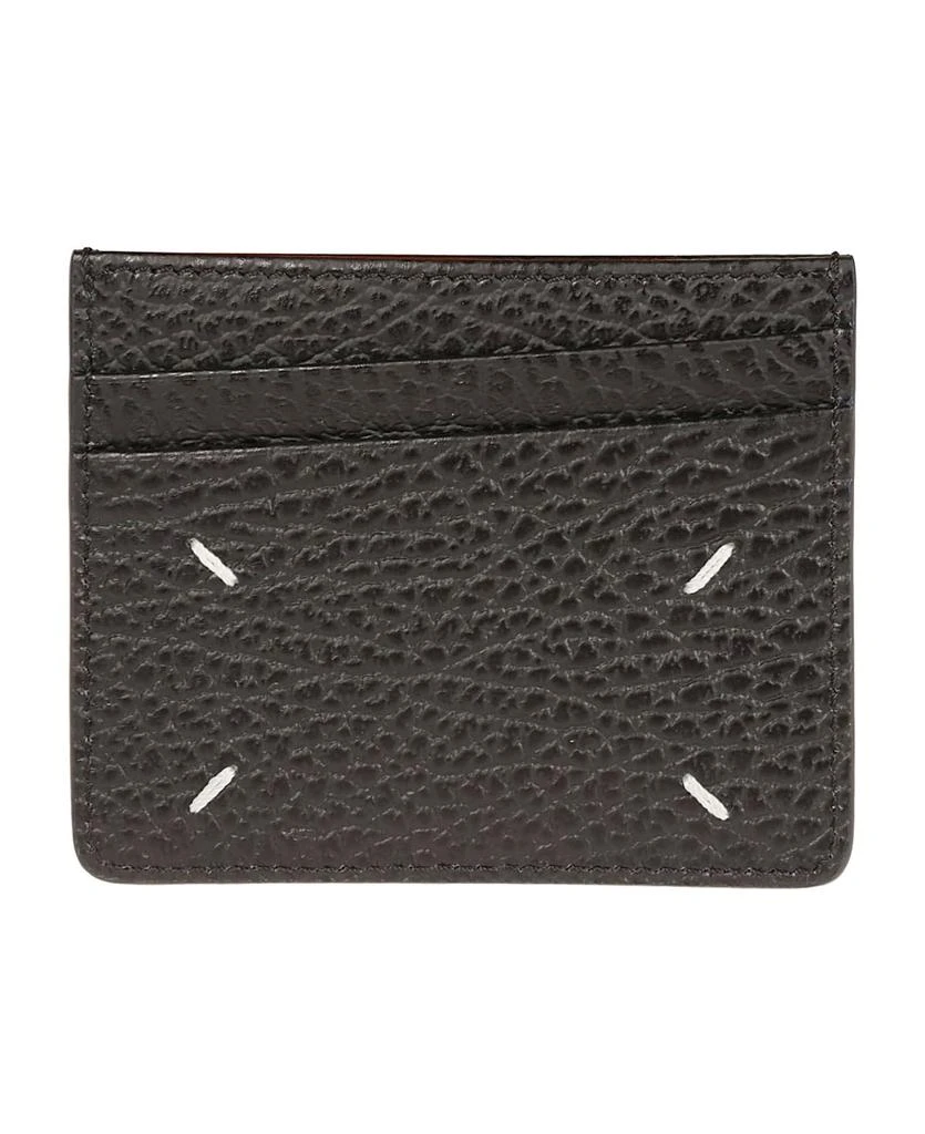 商品MAISON MARGIELA|Grained Leather Logo Detail Card Holder,价格¥1534,第2张图片详细描述