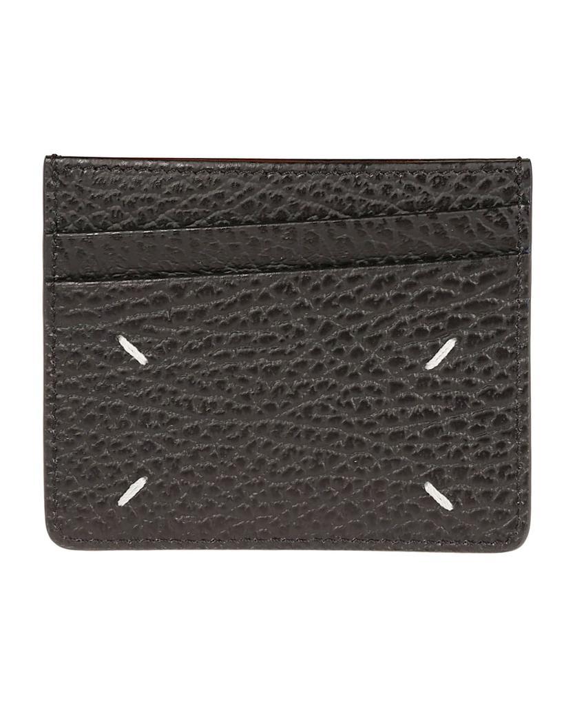 商品MAISON MARGIELA|Grained Leather Logo Detail Card Holder,价格¥1432,第4张图片详细描述