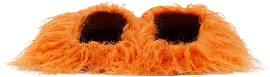 商品Marni|SSENSE Exclusive Orange Fussbett Sabot Loafers,价格¥4315,第2张图片详细描述