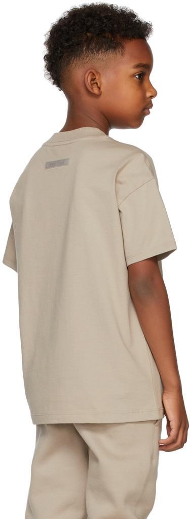 商品Essentials|Kids Tan Jersey T-Shirt,价格¥212,第6张图片详细描述