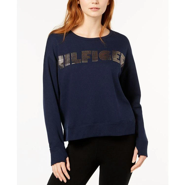 商品Tommy Hilfiger|Sport Metallic Logo-Print Sweatshirt,价格¥133,第1张图片