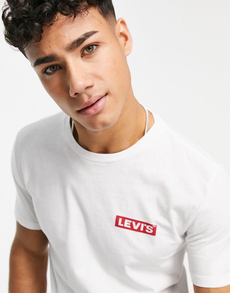 Levi's 2 pack t-shirts in navy/white with baby boxtab logo商品第2张图片规格展示