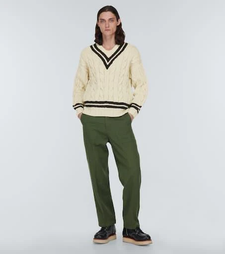 商品VisVim|V-Collegium绞花针织羊毛毛衣,价格¥23168,第2张图片详细描述