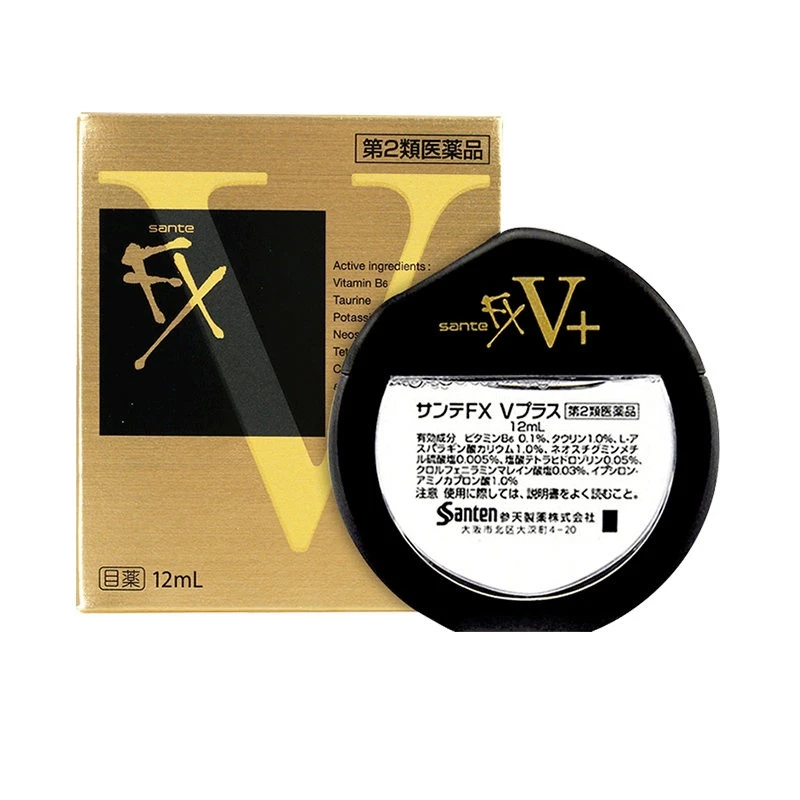 商品santen|日本参天FX V+金装眼药水12ml ,价格¥89,第1张图片