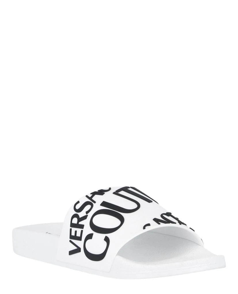 商品Versace|Mens Logo Rubber Slides,价格¥560,第2张图片详细描述