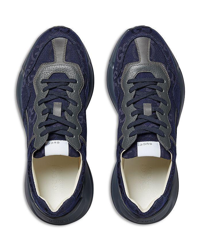 商品Gucci|Men's Rython Lace Up Sneakers,价格¥6389,第4张图片详细描述