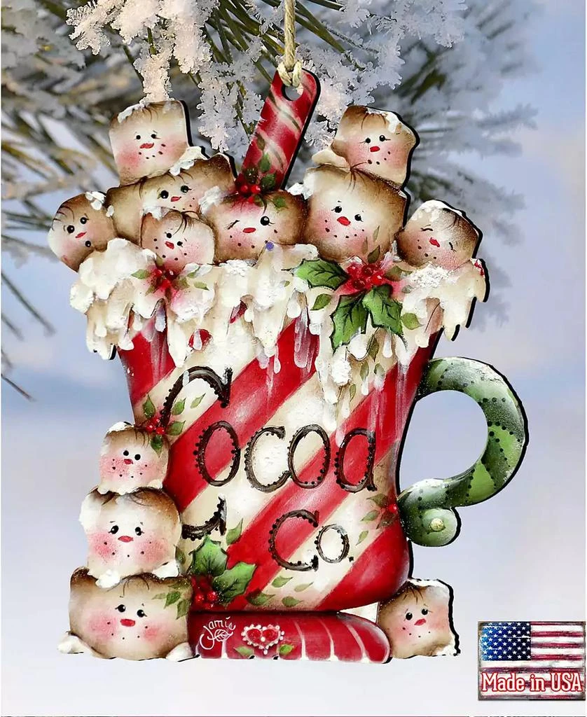 商品Designocracy|Marshmallow Cocoa Co Ornament,价格¥192,第5张图片详细描述